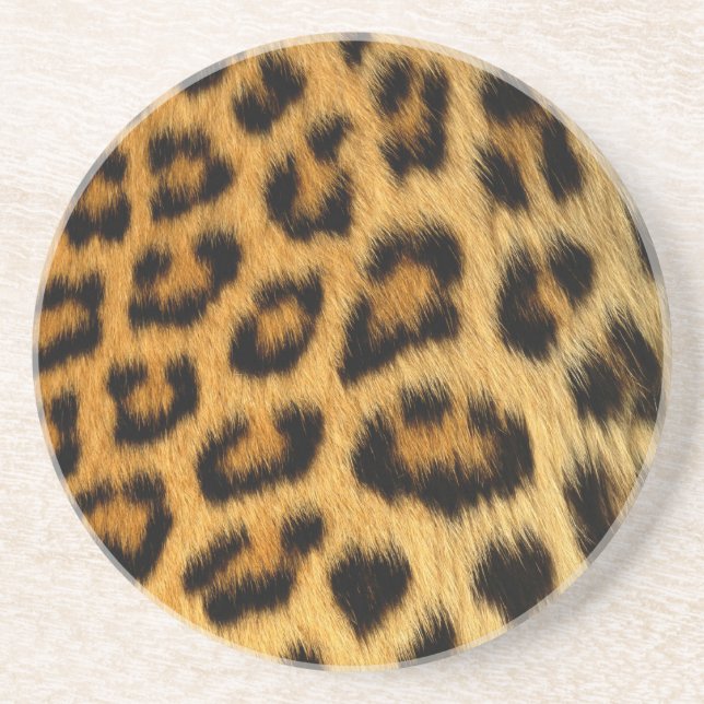 Leopard Fur Print Coaster (Front)
