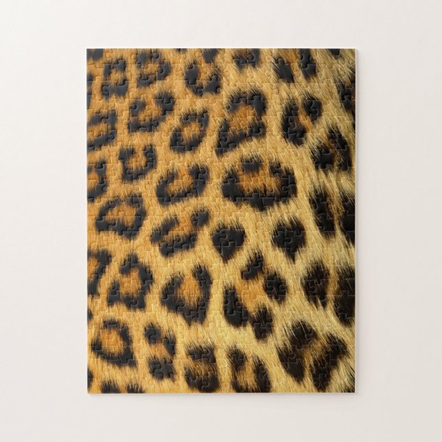 Leopard Fur Print Jigsaw Puzzle (Vertical)
