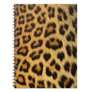 Leopard Fur Print Spiral Notebook