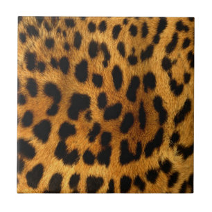 Leopard Fur Print Tile