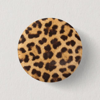 Leopard Fur Spots Pattern 3 Cm Round Badge