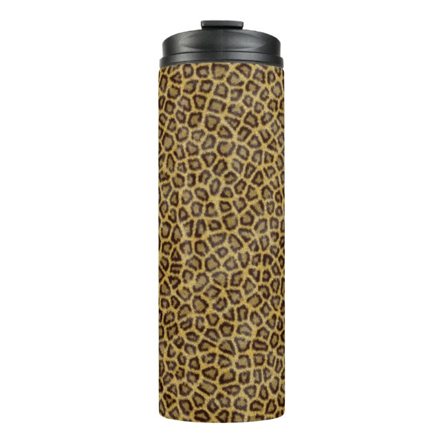 Leopard Fur Thermal Tumbler (Front)