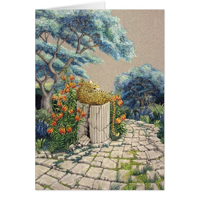 Leopard Garden, by Darlene P. Coltrain (Front)