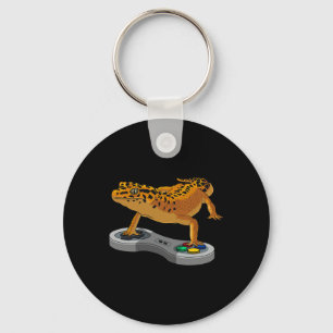 Leopard Gecko Bearded Dragon Gift Kids Cool Gamers Key Ring