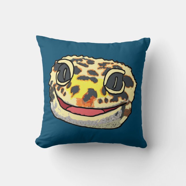 Leopard Gecko Cushion (Front)