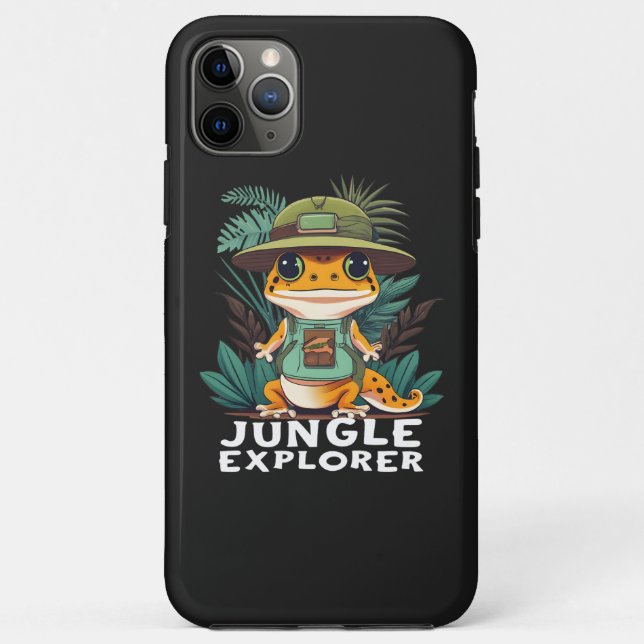 Leopard Gecko Jungle Explorer: Unveil the Wild Case-Mate iPhone Case (Back)