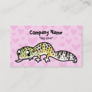 Leopard Gecko Love Business Card