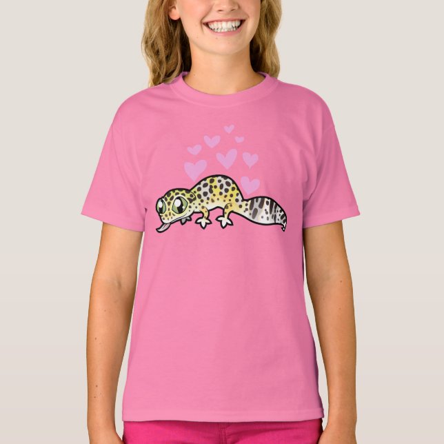 Leopard Gecko Love T-Shirt (Front)