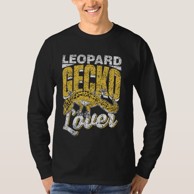 Leopard Gecko Lover Owner Geckos Lizard Leopard Ge T-Shirt (Front)