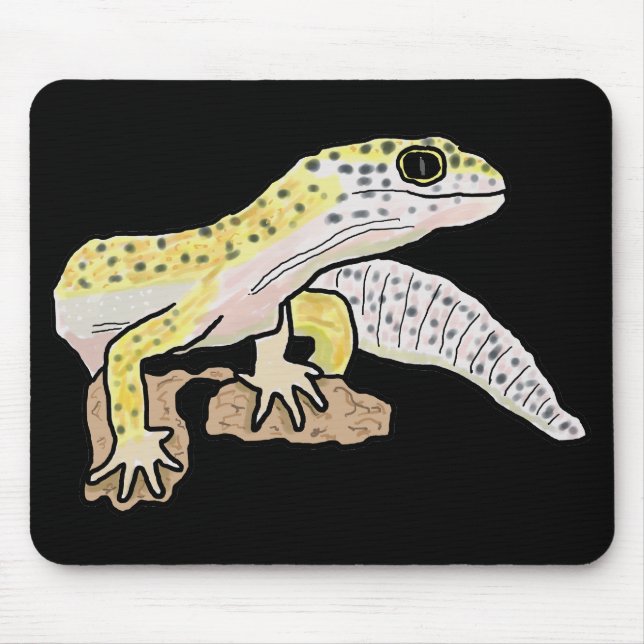 Leopard Gecko Mouse Pad (Front)