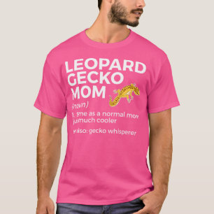 Leopard Gecko Mum Definition Funny Gecko Whisperer T-Shirt