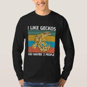 Leopard Gecko Reptile Cute Lizard Pet Gecko Keepe T-Shirt
