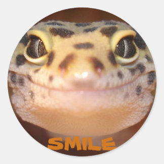 Leopard Gecko Smile Sticker