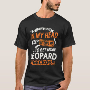 Leopard Gecko Starter Kit Food Feeder Leopard Geck T-Shirt