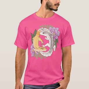 Leopard Geckos And Peony T-Shirt