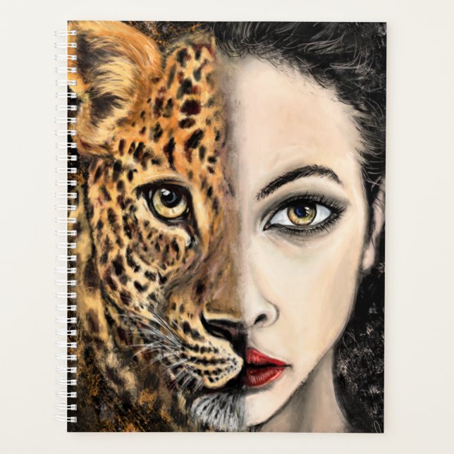 Leopard Girl Planner (Front)