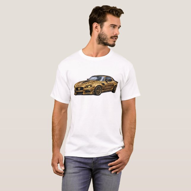 Leopard Gold Performance Coupe — BV-TLG T-Shirt (Front Full)
