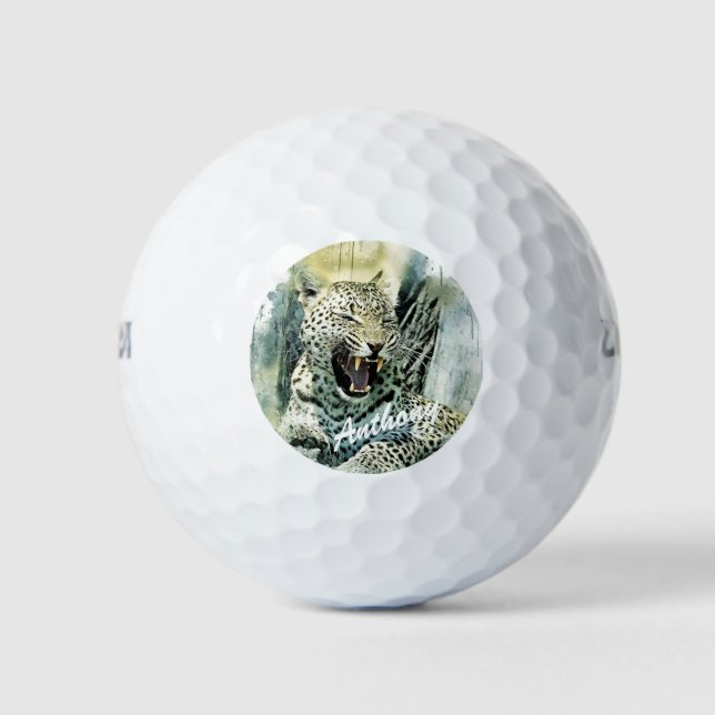 Leopard Golf Balls (Front)