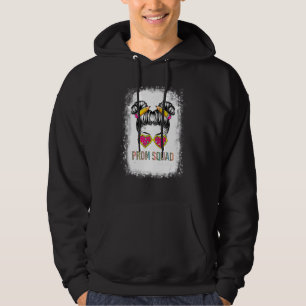 Leopard Graphic Prom Squad 2022 Senior Grad Gradua Hoodie