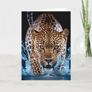 Leopard Greeting Card