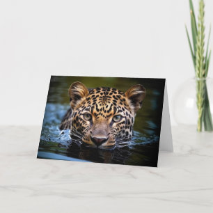Leopard Greeting Card