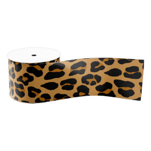 Leopard Grosgrain Ribbon