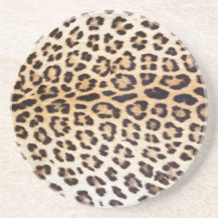 Leopard hair coaster