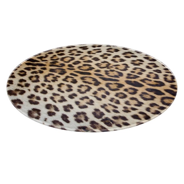 Leopard hair cutting board (Corner)