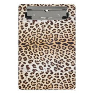 Leopard hair mini clipboard