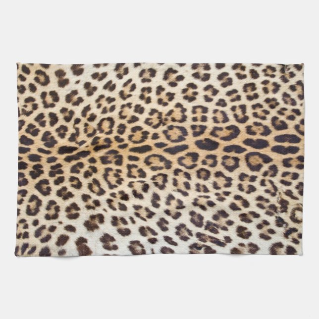 Leopard hair tea towel (Horizontal)