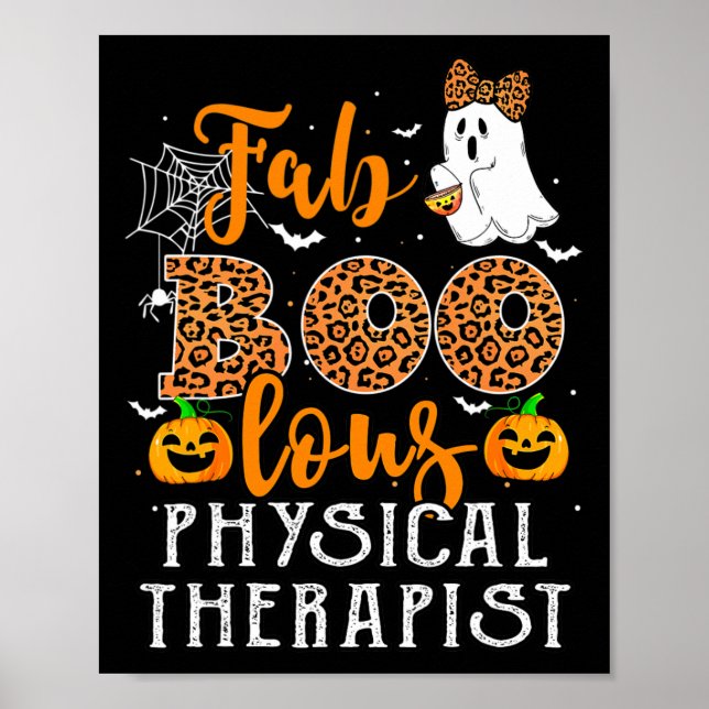 Leopard Halloween Costume For Physical Therapist F Poster (Front)