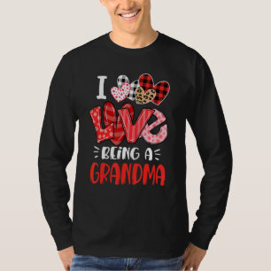 Leopard Happy Mothers Day I Love Being A grandma R T-Shirt