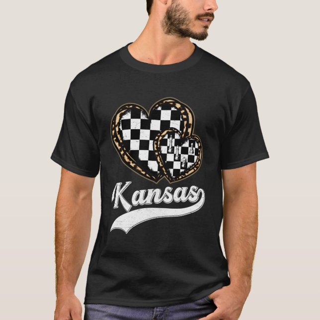 Leopard He Kansas Chess T-Shirt (Front)