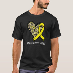 Leopard Heart Craniofacial Acceptance Awareness Ye T-Shirt