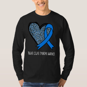 Leopard Heart Treacher Collins Syndrome Awareness  T-Shirt