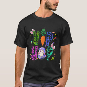 Leopard Hip Hop Bunny Funny, Rabbit Easter Boys Gi T-Shirt