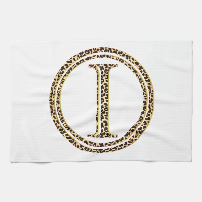 leopard I Tea Towel (Horizontal)