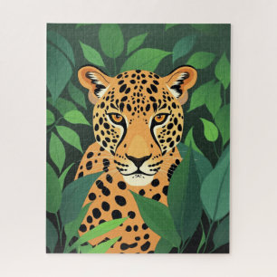 Leopard in the Jungle  Jigsaw Puzzle