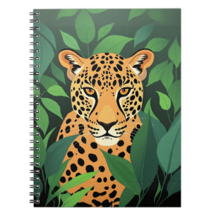 Leopard in the Jungle  Notebook