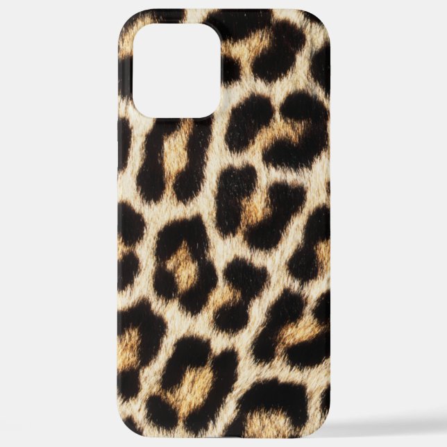 Leopard iPhone 12 Pro MaxSlim Fit Case, Glossy Case (Back)