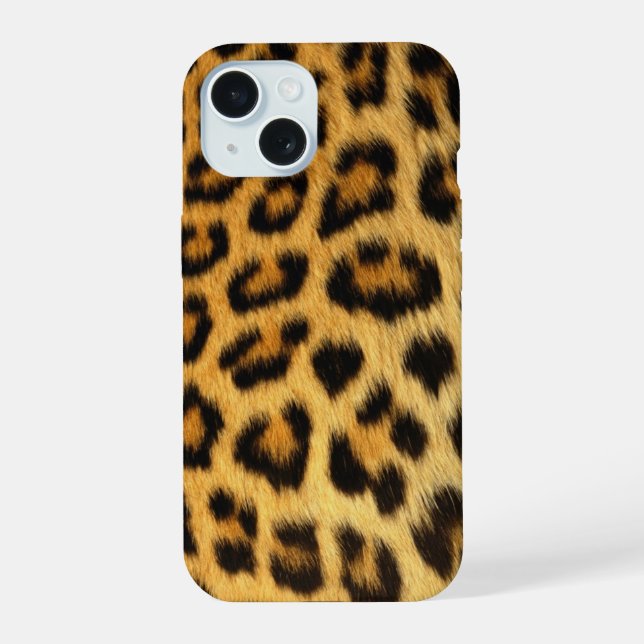 Leopard iPhone 15 Case (Back)
