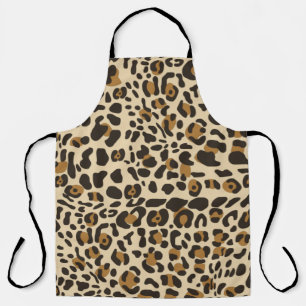 Leopard Jaguar Animal Print Pattern Apron