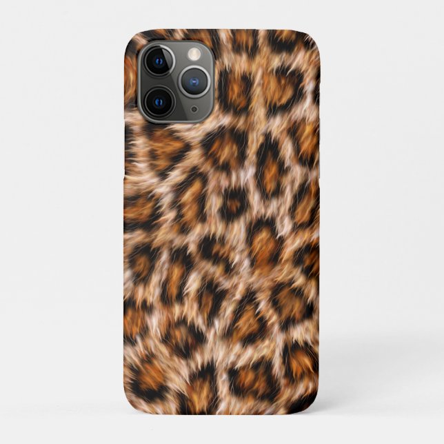 Leopard Jaguar Cat Brown Fur Pattern-24609 Case-Mate iPhone Case (Back)
