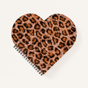 Leopard Jaguar Cat Brown Fur Pattern Notebook
