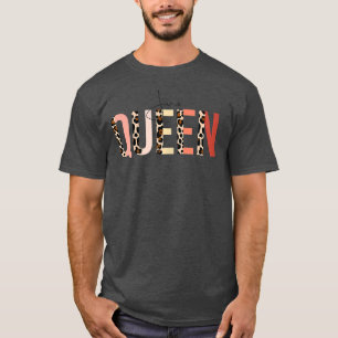 Leopard June Queen For Girls Born In June 2022 Bir T-Shirt