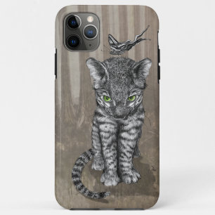 LEOPARD Kitten Butterfly Case-Mate iPhone Case