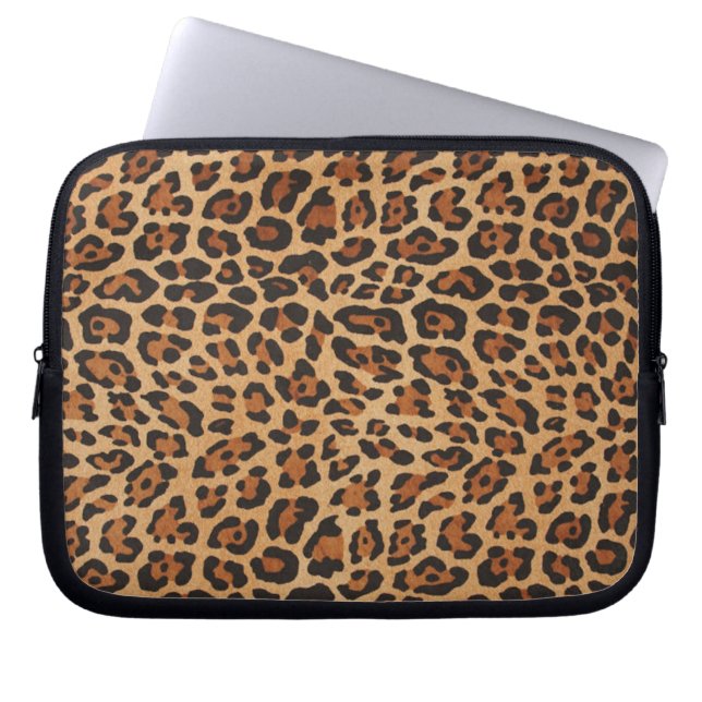 leopard Laptop Sleeve (Front)