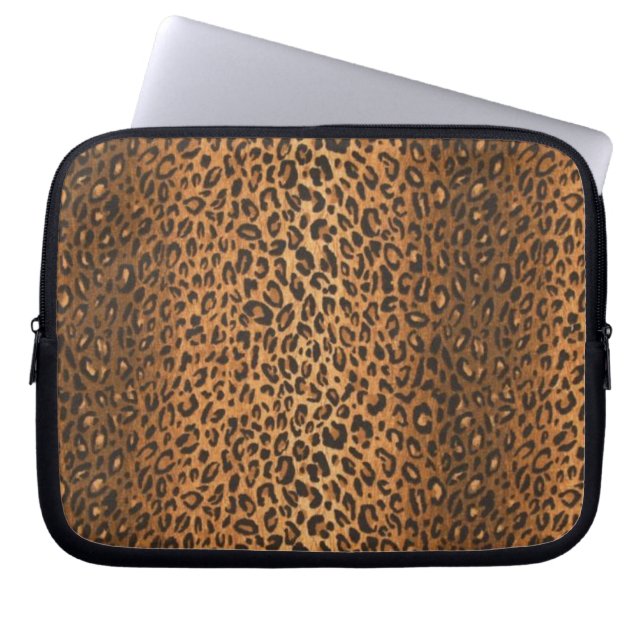 Leopard Laptop Sleeve (Front)