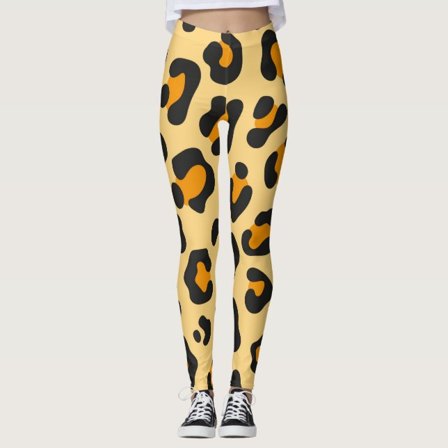 Leopard Legs Leggings (Front)