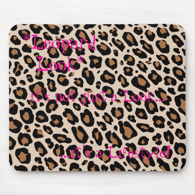 *Leopard Look* Mouse Pad (Front)